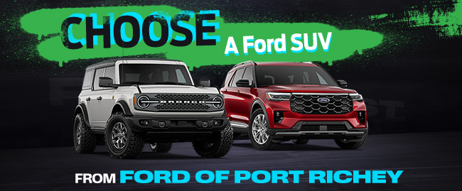Choose a Ford SUV from Ford Port Richey