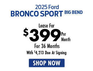 Bronco Sport offer