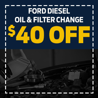 Ford diesel oil and filterchange