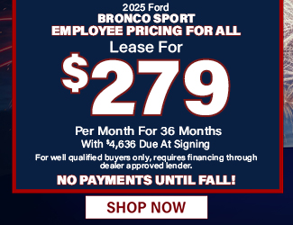 2025 Ford Bronco Sport offer