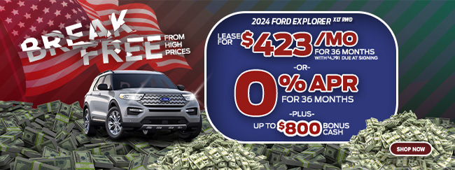 New 2024 Ford Explorer XLT RWD