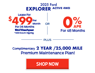 2025 Ford Explorer offer