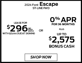 2024 Ford Escape offer