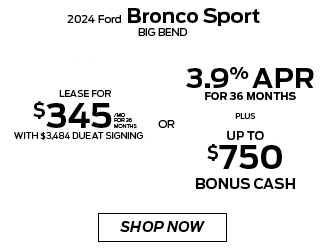 2024 Ford Bronco Sport offer