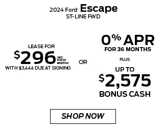 2024 Ford Escape offer