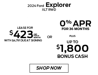 2024 Ford Explorer offer