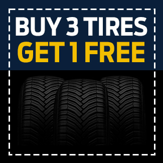 Buy 3 tires get 1 free