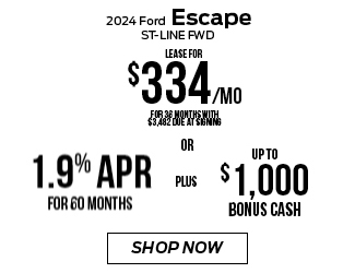 2024 Ford Escape offer