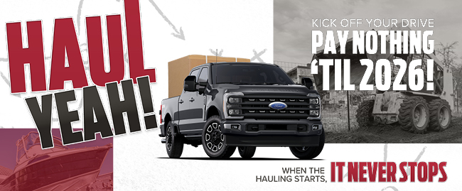 Haul Yeah make no payments until next year event