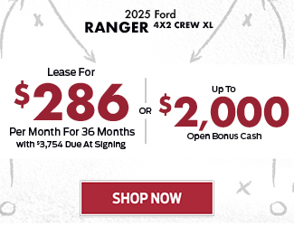 2025 Ford Ranger offer