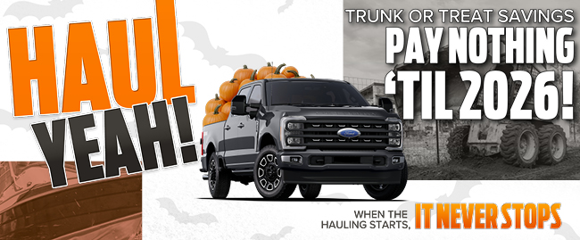 Haul Yeah make no payments until next year event