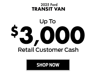 2025 Ford Transit Van Offer