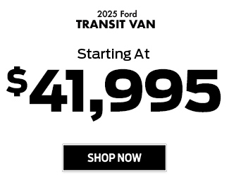 2025 Ford Transit Van Offer