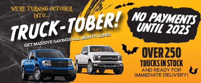 Were turning October into Truck-tober - Get massive savings all month long