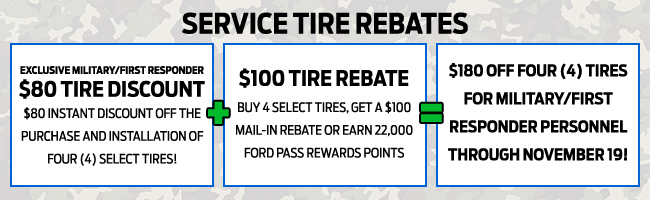 Service Tire Rebates Offer