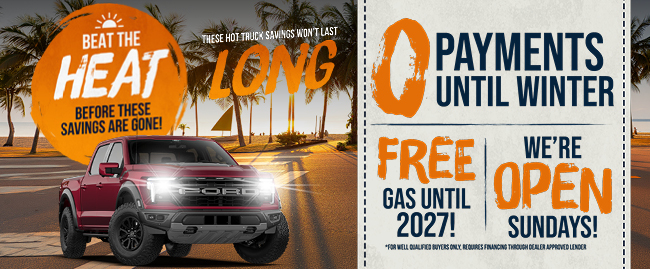 Beat the heat before the savings are gone at Ford Port Richey