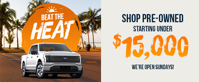 Beat the Heat and shop preowned