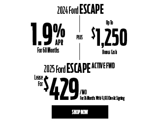 2024 Ford Escape offer