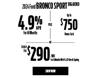 2024 Ford Bronco Sport Big Bend offer