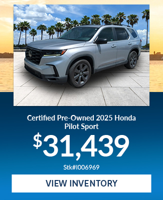Certified Pre-Owned 2025 Honda Pilot Sport 
