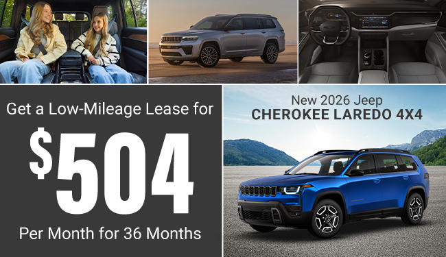 2026 Jeep Cherokee Laredo offer