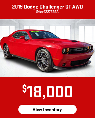 Pre-Owned 	2019	Dodge	Challenger	GT AWD
