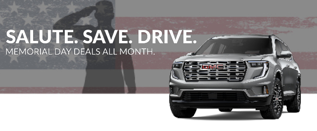 Salute and SAve Memorial Day Deals at Gainesville GMC