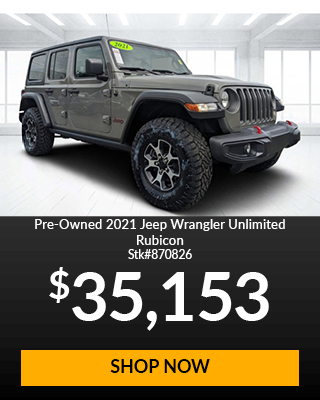 Pre-Owned 2021 Jeep Wrangler Unlimited Rubicon