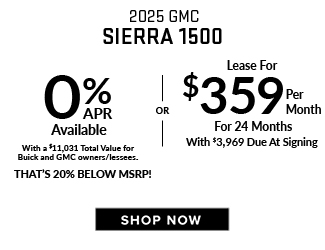 2025 GMC Sierra offer