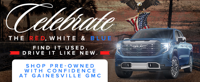 Celebrate the red white and blue find it used and drive it like new
