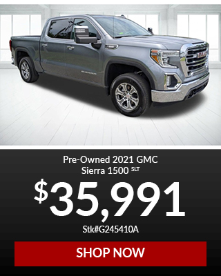 Pre-Owned 2021 GMC Sierra 1500 SLT Four Wheel Drive Crew Cab