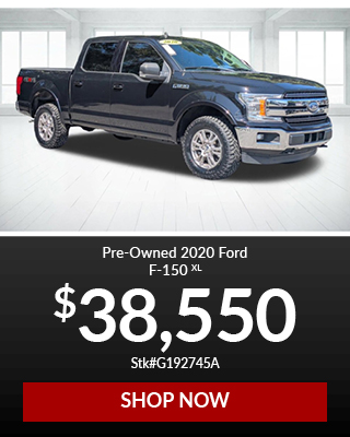 Pre-Owned 2020 Ford F-150 XL 4-Wheel Drive Crew Pickup
