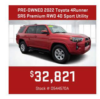 Pre-Owned Toyota 4RUNNER