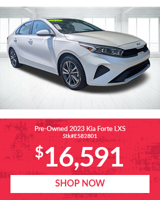 Pre-Owned 2023 Kia Forte LXS Front Wheel Drive Sedan 4 Dr.