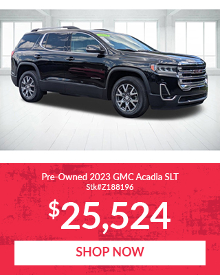 Pre-Owned 2023 GMC Acadia SLT Front Wheel Drive SUV