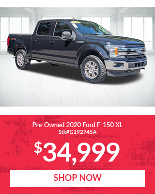 Pre-Owned 2020 Ford F-150 XL 4-Wheel Drive Crew Pickup