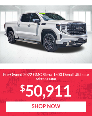 Pre-Owned 2022 GMC Sierra 1500 Denali Ultimate Four Wheel Drive Crew Cab
