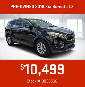 PRE-OWNED 2016 Kia Sorento LX