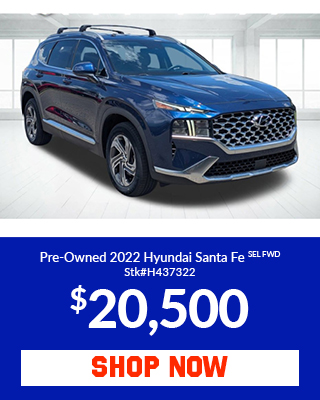 Pre-Owned 2022 Hyundai Santa Fe SEL Front Wheel Drive SUV
