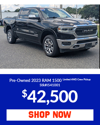 Pre-Owned 2023 Ram 1500 Limited 4-Wheel Drive Crew Pickup