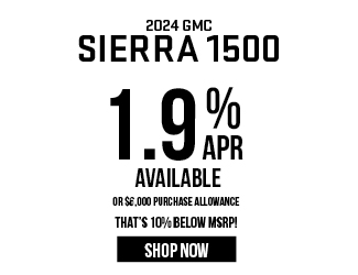 GMC Sierra special offer