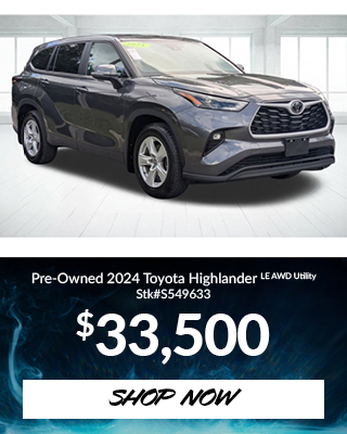 Pre-Owned 2024 Toyota Highlander LE All Wheel Drive Utility