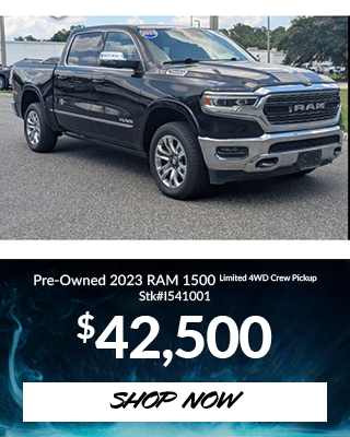 Pre-Owned 2023 Ram 1500 Limited 4-Wheel Drive Crew Pickup