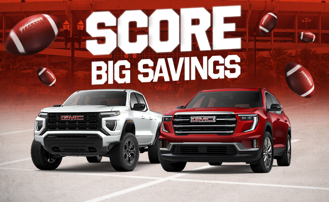 Score Big Savings - drive new and save big all month long