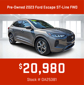 Pre-Owned 2023 Ford Escape ST-Line FWD