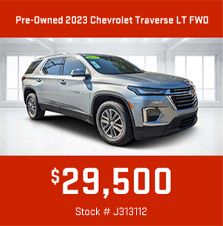 Pre-Owned 2023 Chevrolet Traverse LT FWD