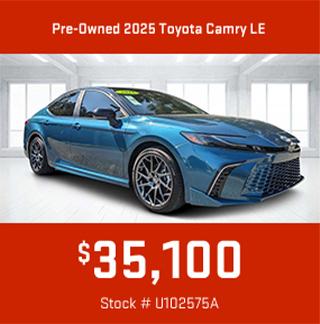 Pre-Owned 2025 Toyota Camry LE