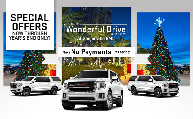 Make no payments until spring! - At Gainesville GMC