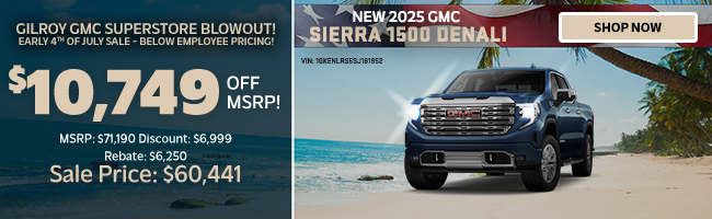 2025 GMC Sierra 1500 Denali offers