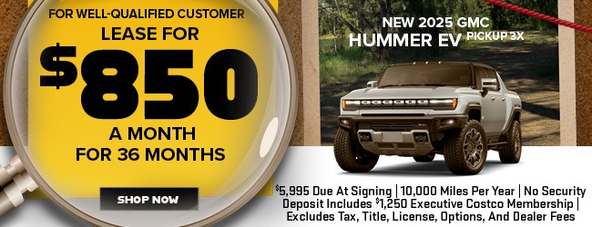 GMC Hummer offer